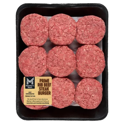 lgzs-real-7599edb48ac8bc6f900e6bd2 Member’s Mark Prime Rib Ground Beef Sliders (priced per pound) - Image 1